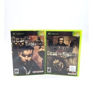 Dead to Rights 1 & II (Microsoft Xbox, 2005) Both Complete & Tested
